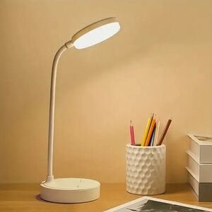 New! Compact Gooseneck Desk Lamp – Warm Light